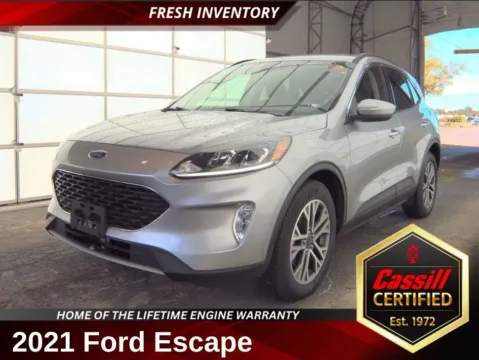 Silver 2021 Ford Escape Hybrid SEL for sale in Cedar Rapids, IA