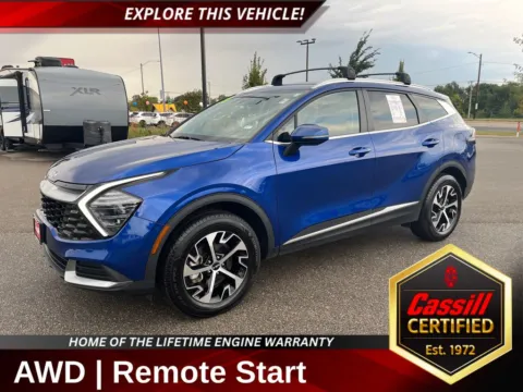 Blue 2024 Kia Sportage EX for sale in Cedar Rapids, IA