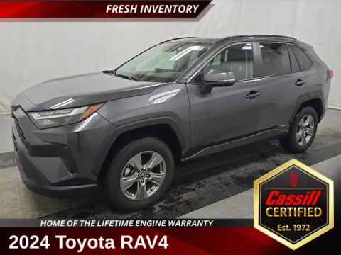 Silver 2024 Toyota RAV4 Hybrid XLE for sale in Cedar Rapids, IA