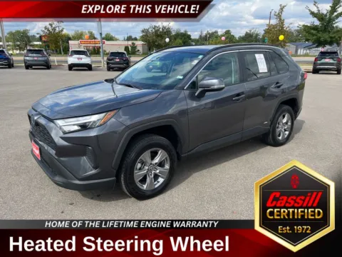 Gray 2024 Toyota RAV4 Hybrid XLE for sale in Cedar Rapids, IA