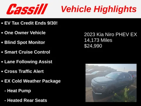 Another view of 2023 Kia Niro Plug-In Hybrid EX for sale in Cedar Rapids, IA at Cassill Motors