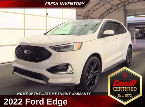 White 2022 Ford Edge ST for sale in Cedar Rapids, IA