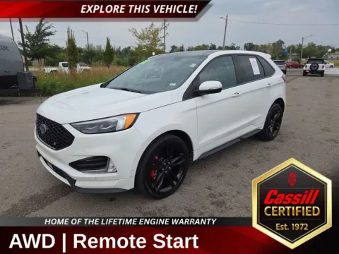 White 2022 Ford Edge ST for sale in Cedar Rapids, IA