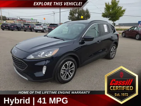 Blue 2021 Ford Escape Hybrid SEL for sale in Cedar Rapids, IA