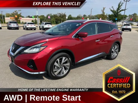 Red 2020 Nissan Murano SL for sale in Cedar Rapids, IA