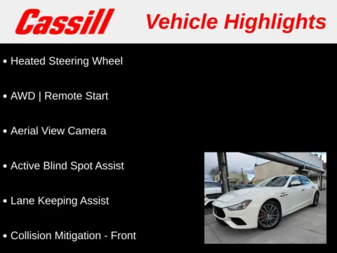 Another view of 2022 Maserati Ghibli Modena Q4 for sale in Cedar Rapids, IA at Cassill Motors