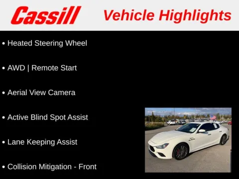 Another view of 2022 Maserati Ghibli Modena Q4 for sale in Cedar Rapids, IA at Cassill Motors