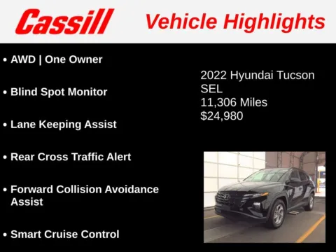 Another view of 2022 Hyundai Tucson SEL for sale in Cedar Rapids, IA at Cassill Motors