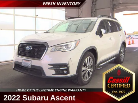 White 2022 Subaru Ascent Touring for sale in Cedar Rapids, IA