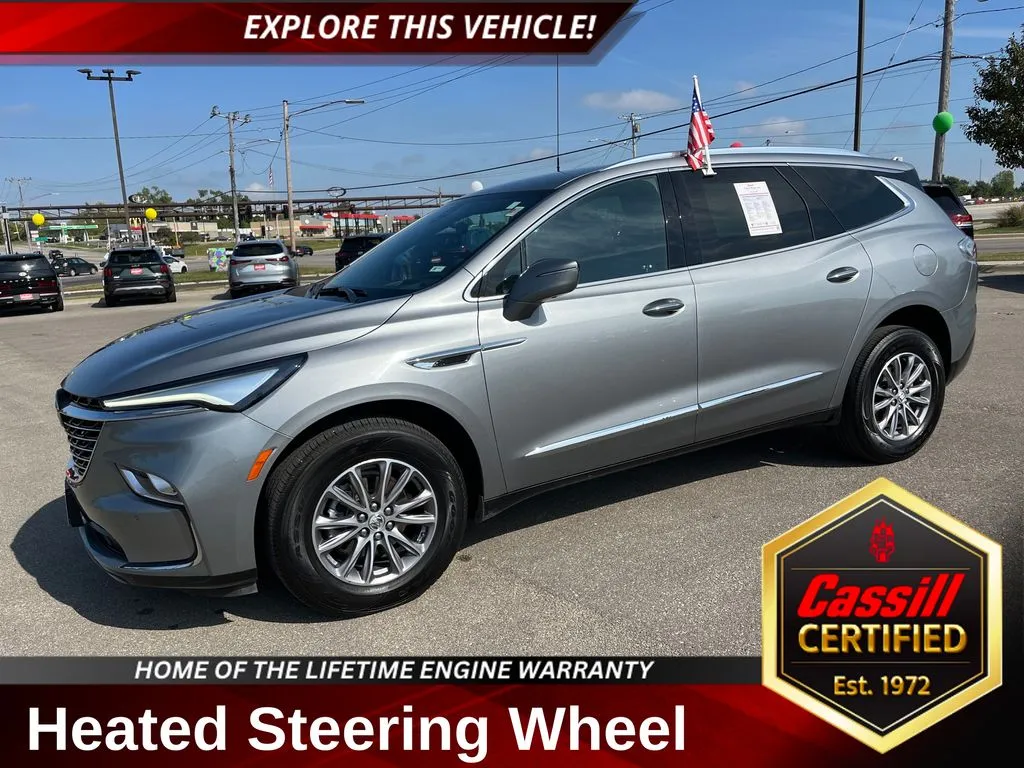 Gray 2024 Buick Enclave Premium Group for sale in Cedar Rapids, IA