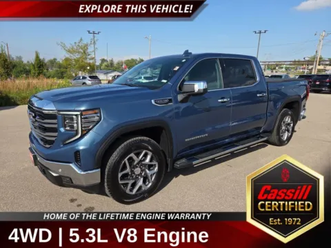 Blue 2024 GMC Sierra 1500 SLT for sale in Cedar Rapids, IA