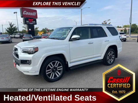 White 2022 Toyota 4Runner Limited for sale in Cedar Rapids, IA