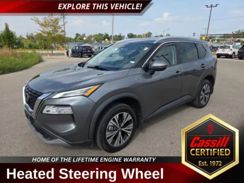 Gray 2021 Nissan Rogue SV for sale in Cedar Rapids, IA