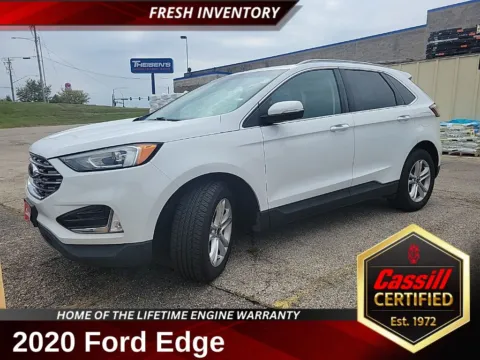 White 2020 Ford Edge SEL for sale in Cedar Rapids, IA