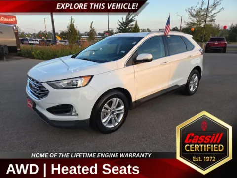 White 2020 Ford Edge SEL for sale in Cedar Rapids, IA