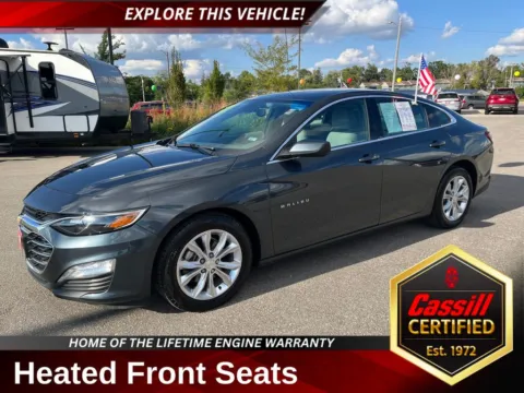 Gray 2021 Chevrolet Malibu LT for sale in Cedar Rapids, IA
