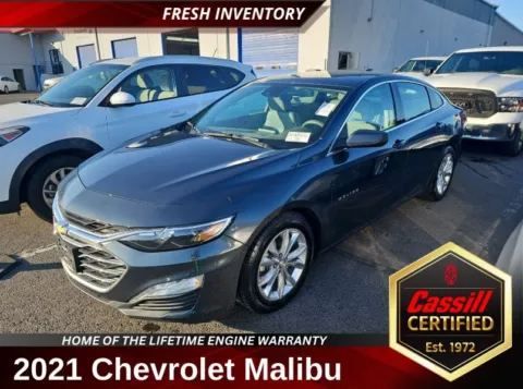 Gray 2021 Chevrolet Malibu LT for sale in Cedar Rapids, IA