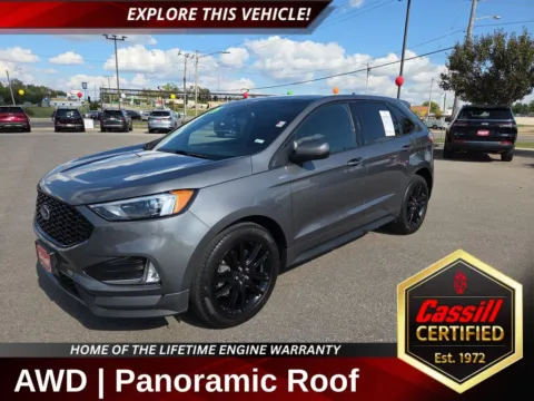 Gray 2024 Ford Edge ST Line for sale in Cedar Rapids, IA
