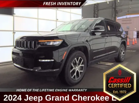 Black 2024 Jeep Grand Cherokee L Limited for sale in Cedar Rapids, IA