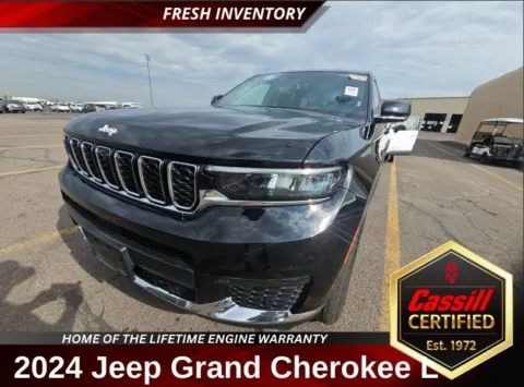 Black 2024 Jeep Grand Cherokee L Limited for sale in Cedar Rapids, IA