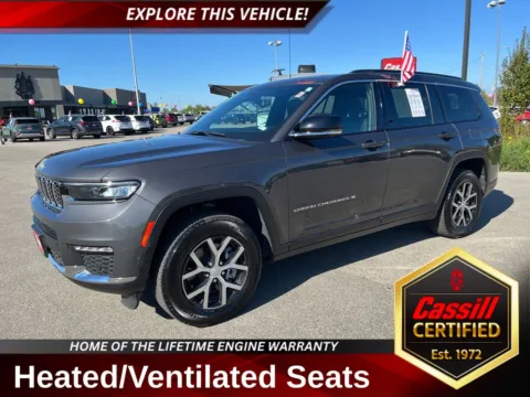 Gray 2024 Jeep Grand Cherokee L Limited for sale in Cedar Rapids, IA