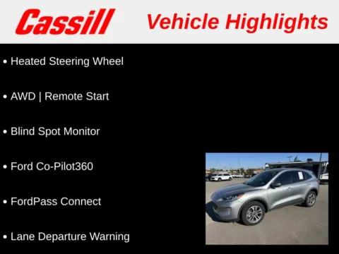 Another view of 2022 Ford Escape SEL for sale in Cedar Rapids, IA at Cassill Motors
