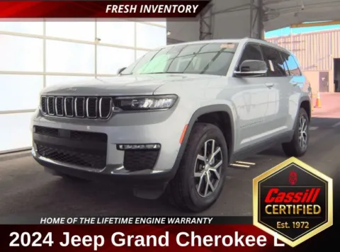 Silver 2024 Jeep Grand Cherokee L Limited for sale in Cedar Rapids, IA