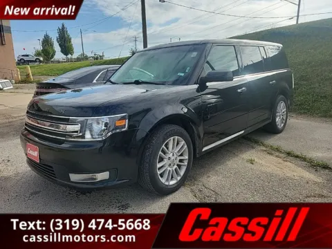 Black 2016 Ford Flex SEL for sale in Cedar Rapids, IA