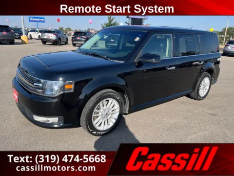 Black 2016 Ford Flex SEL for sale in Cedar Rapids, IA