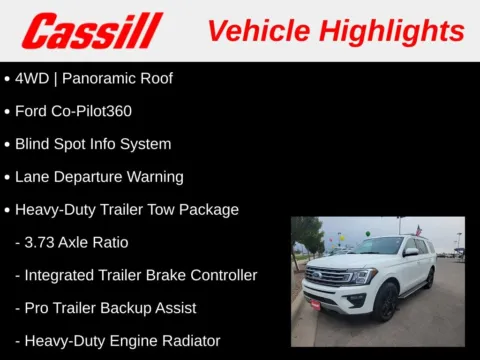 Another view of 2021 Ford Expedition XLT for sale in Cedar Rapids, IA at Cassill Motors