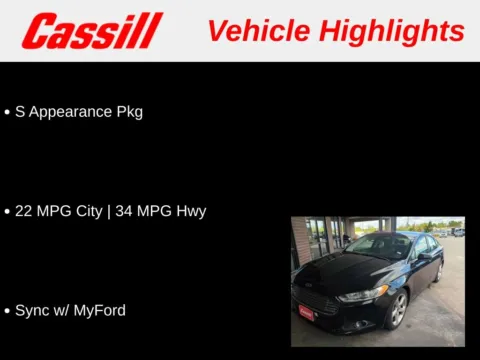 Photos of 2016 Ford Fusion S for sale in Cedar Rapids, IA at Cassill Motors