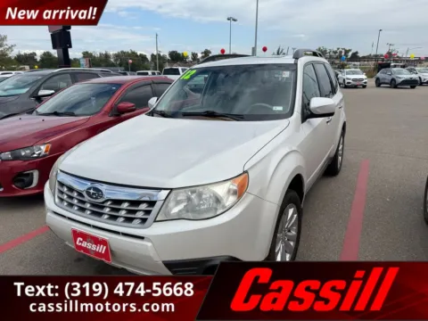 White 2012 Subaru Forester 2.5X for sale in Cedar Rapids, IA
