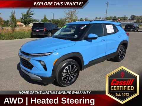 Blue 2024 Chevrolet TrailBlazer LT for sale in Cedar Rapids, IA
