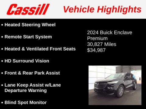 Another view of 2024 Buick Enclave Premium Group for sale in Cedar Rapids, IA at Cassill Motors