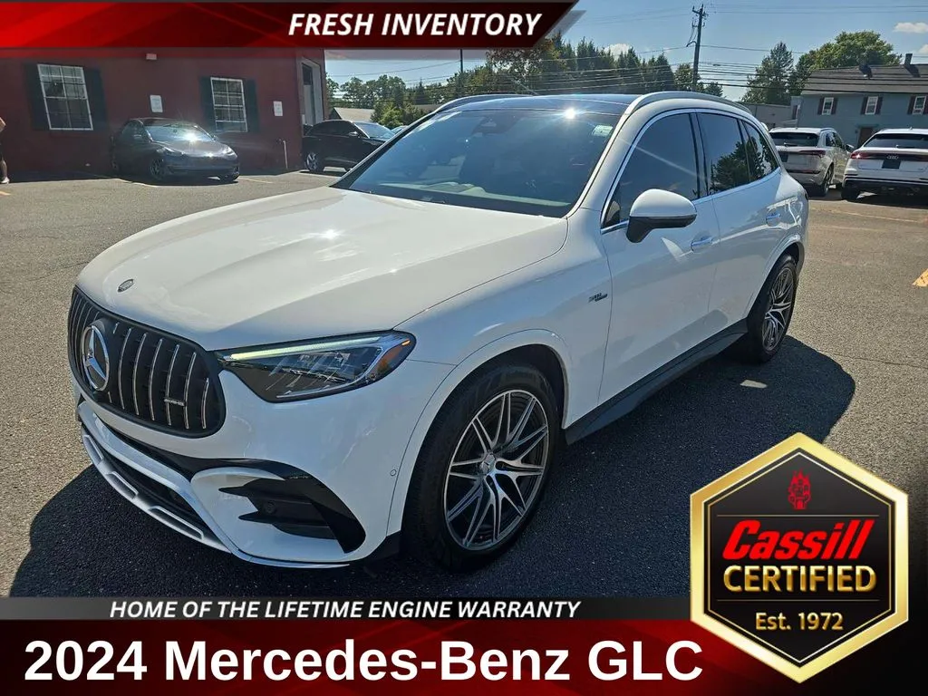White 2024 Mercedes-Benz GLC 43 AMG for sale in Cedar Rapids, IA