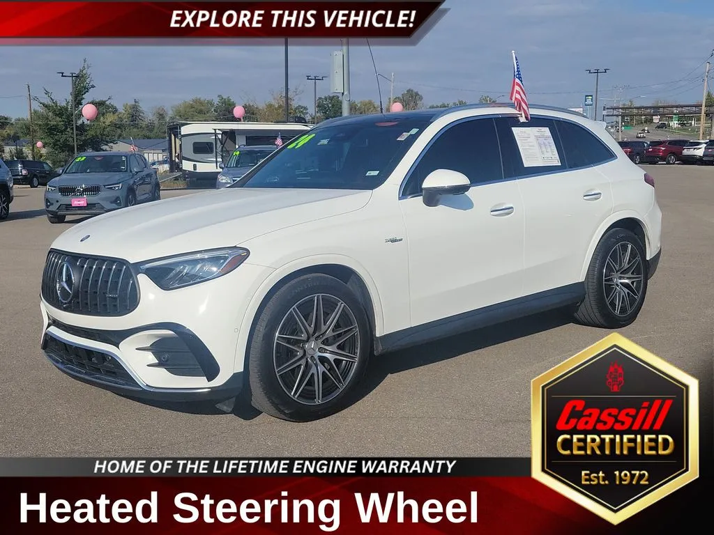 White 2024 Mercedes-Benz GLC 43 AMG for sale in Cedar Rapids, IA