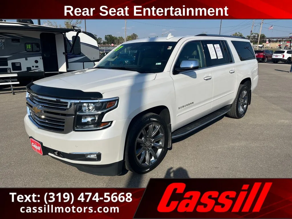 White 2017 Chevrolet Suburban Premier for sale in Cedar Rapids, IA