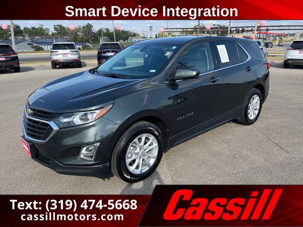 Gray 2018 Chevrolet Equinox LT for sale in Cedar Rapids, IA