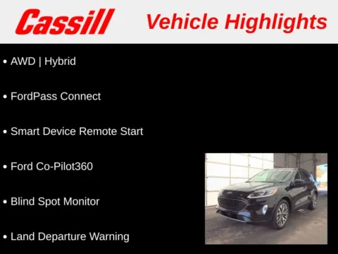 Another view of 2021 Ford Escape Hybrid Titanium for sale in Cedar Rapids, IA at Cassill Motors
