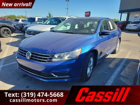 Blue 2016 Volkswagen Passat 1.8T S for sale in Cedar Rapids, IA