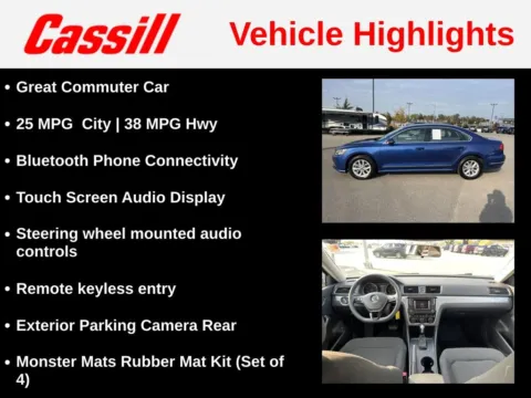 More photos of 2016 Volkswagen Passat 1.8T S at Cassill Motors, IA