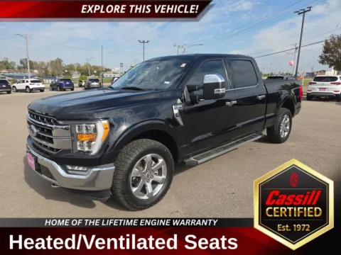 Black 2022 Ford F-150 Lariat for sale in Cedar Rapids, IA