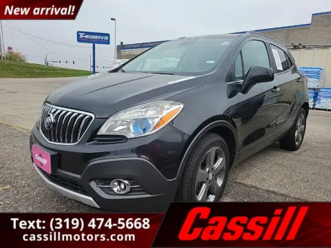 Black 2013 Buick Encore Leather for sale in Cedar Rapids, IA