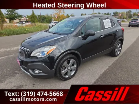 Black 2013 Buick Encore Leather for sale in Cedar Rapids, IA