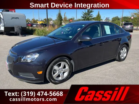 Blue 2014 Chevrolet Cruze 1LT for sale in Cedar Rapids, IA