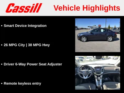 More photos of 2014 Chevrolet Cruze 1LT at Cassill Motors, IA