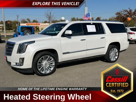White 2017 Cadillac Escalade ESV Platinum Edition for sale in Cedar Rapids, IA