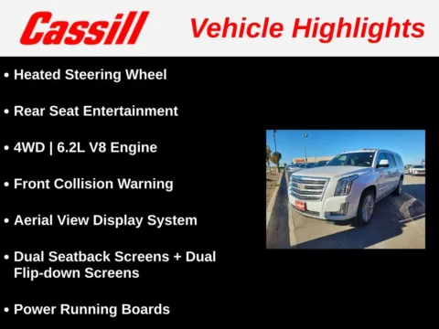 Another view of 2017 Cadillac Escalade ESV Platinum Edition for sale in Cedar Rapids, IA at Cassill Motors