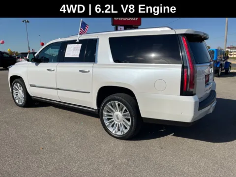 Another view of 2017 Cadillac Escalade ESV Platinum Edition for sale in Cedar Rapids, IA at Cassill Motors