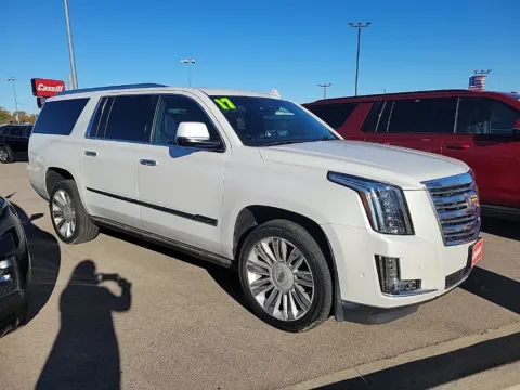Photos of 2017 Cadillac Escalade ESV Platinum Edition for sale in Cedar Rapids, IA at Cassill Motors
